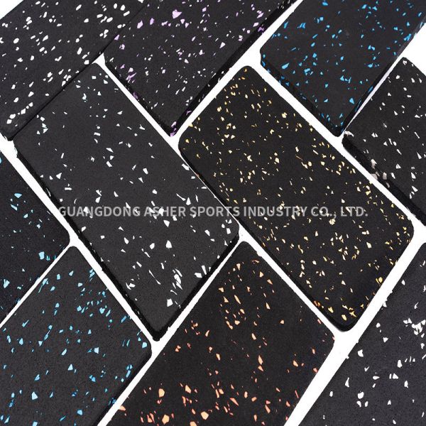 Anti Fatigue Gym Rubber Mat Rolls EPDM Material Interlocking Floor Tiles type