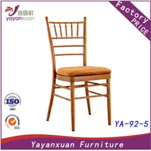 Quality Gold Wedding Chairs customized by Manufacturer (YA-92-5) for sale