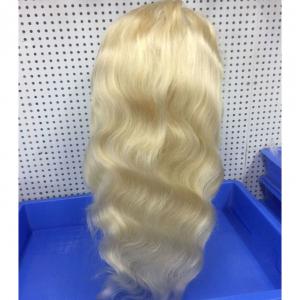 China Platinum Full Lace Remy Human Hair Wigs Body Wave Cuticle Aligned 30 Inch11 on sale
