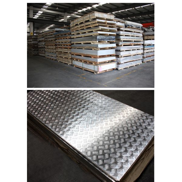 Embossed Aluminium Diamond Sheet 1060 3003 5052 5754 Tread Aluminum Checker Plate