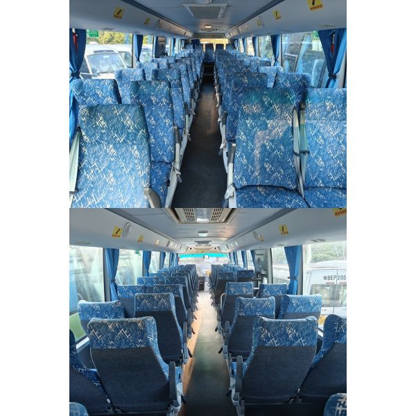 Electric Engine Type 48-Seat Second-Hand Pure Electric Bus from Golden Dragon in 2018 with Rear Track of 1860