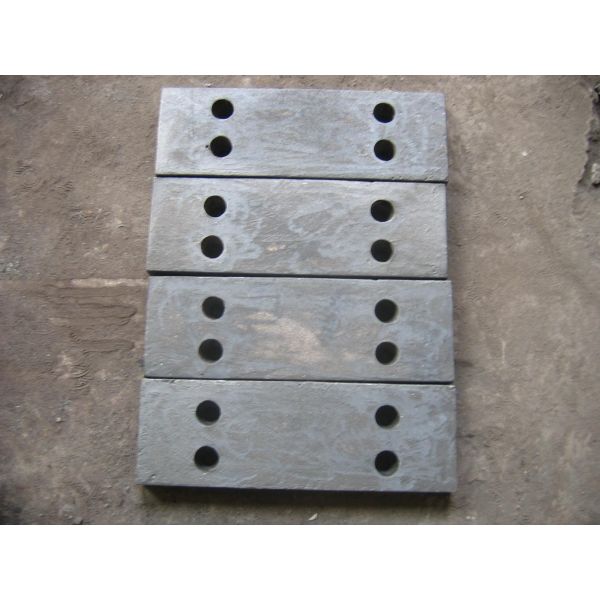Sandblasted Alloy Steel Castings Plates Grinding Mill Liners For Jaw Crusher