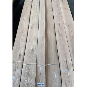 Quality Knotty 180cm White Oak Wood Veneer 10% Moisture Medium Density for sale