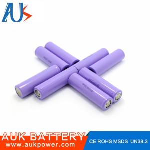 Quality 2600mAh 3.7V Li Ion Battery Cells 18650 Cylindrical Powerful for sale