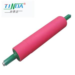 Quality Customised Cylindrical Hard PU Silicone Rubber Rollers For Lamination for sale
