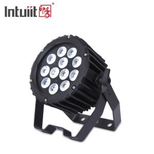 Quality No Fan Cooling 12pcs RGB LED DMX Par Can Lights for sale