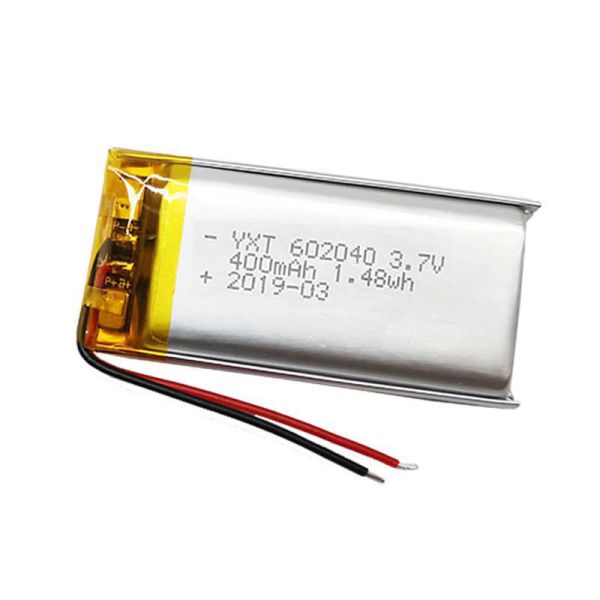 PL602040 1.48Wh 400mAh 3.7 V Lithium Ion Polymer Battery for sale