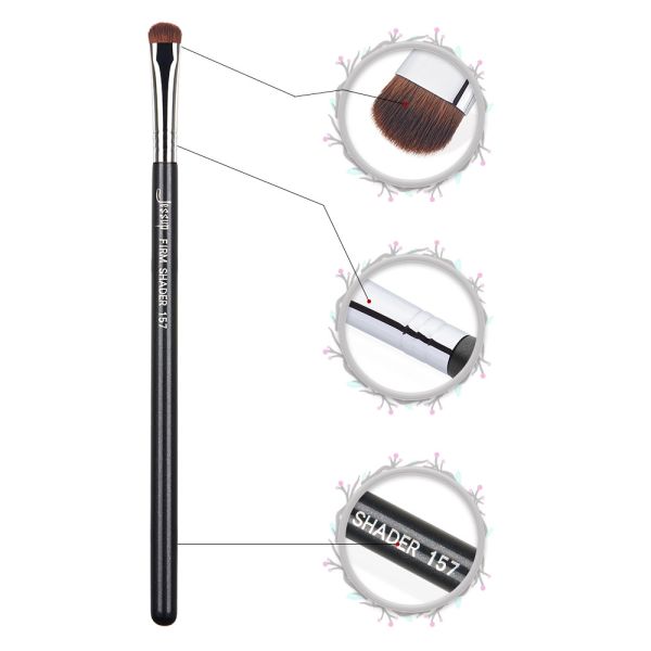 Firm Jessup Professional Makeup Brushes Synthetic Fibers Small Shader Brush