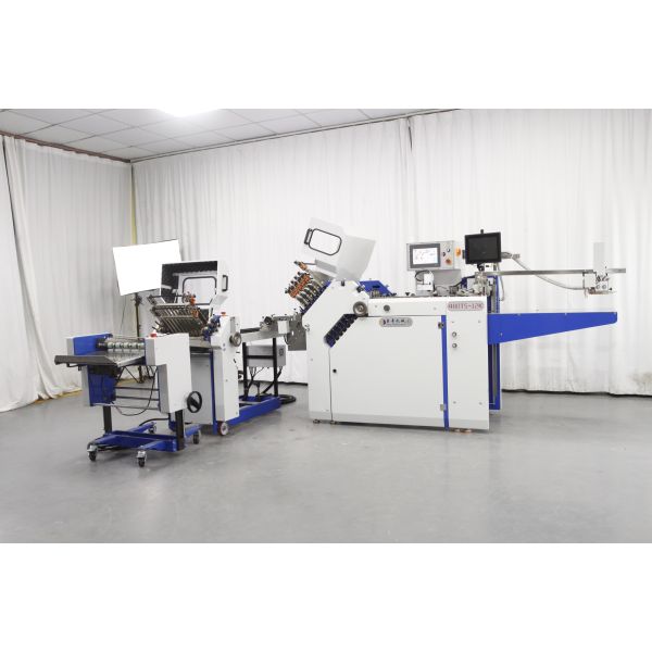 TS Series Leaflet Paper Folding Machine Large Format Width 480mm Insert Pharmaceutical