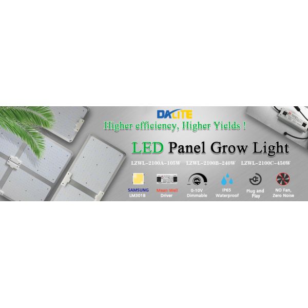 Aluminum Fcc 450w Led Panel Grow Light Ip65