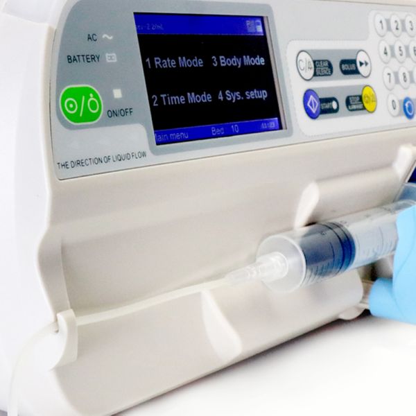 Type II BF Infusion Syringe Pump Plastic Medical Syringe Pump
