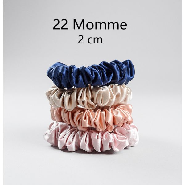 Silk Scrunchies For Hair 100% Mulberry Silk Ties For Curly Hair Scrunchies Prevent Breakage