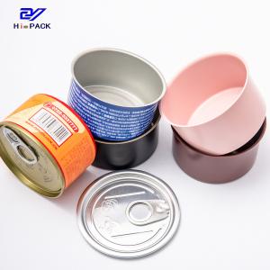 Tomato Tuna Can Packaging 0.19mm Thickness Food Tin Containers