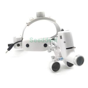 Quality Wireless High Intensity LED Light Dental Loupes 2.5X/3.5X 5W Headband Type Medical Surgical Magnifying Glass SE-K027 for sale