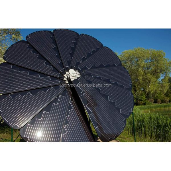 Semi Flexible Mono Perc Custom Solar Panel 100V For LED Lighting Project