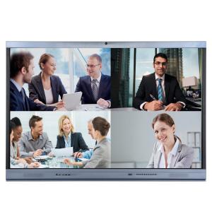 Quality 4K Camera Amd Mic LED Interactive Whiteboard For Video Conference for sale