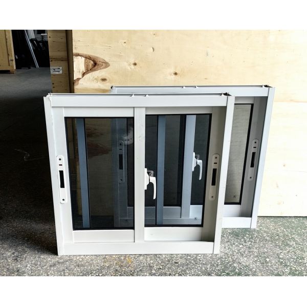 Hurricane Proof Aluminum Sliding Glass Window Powder Coated Impact Glass Window