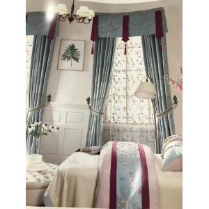 Hollowed White Cotton Lace Embroidery Muslin Curtains Blackout Window Hotels