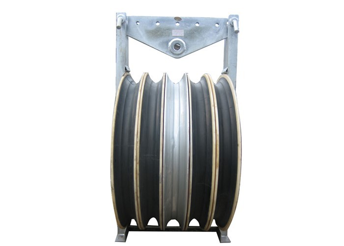 Bundled Conductor Stringing Block Cable Pulling Pulley For Overhead Line