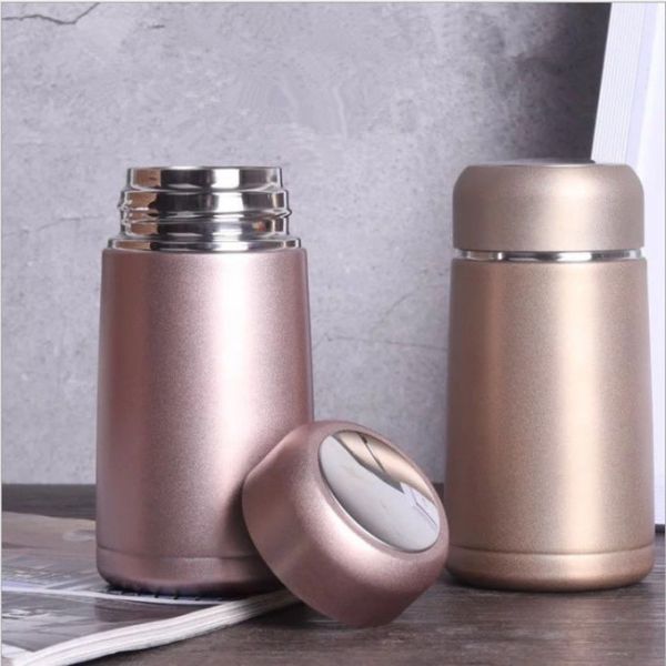 350ML Mini Cute Coffee Cup Vacuum Flasks Thermos Bottle Stainless Steel Water Travel Mug Office Tea Thermal Sealed And Waterproof, Compact And