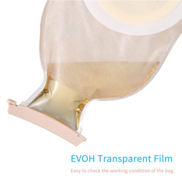 Factory price disposable free samples medical stoma colostomy bag adhesives with different type drainable ostomy bag
