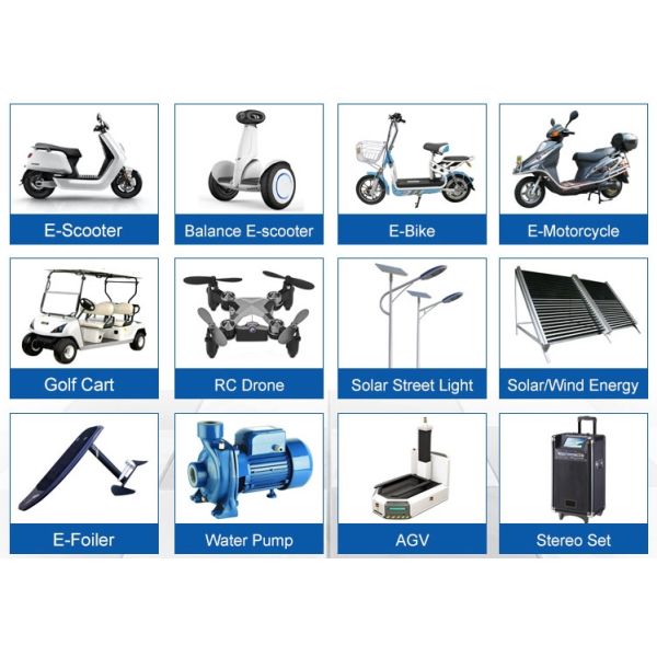 ATVs 12.8V 18Ah LiFePO4 Batteries Pack 2C Peak For Solar Energy Storage