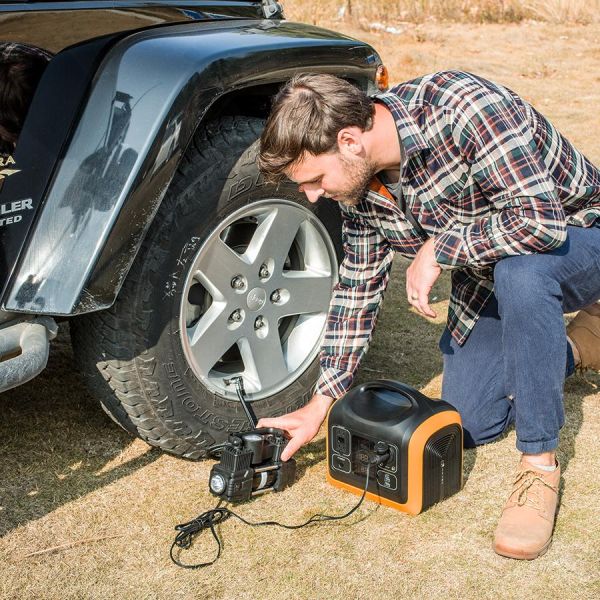 24V 4A Car Charging Portable Solar Power Bank Outdoor Camping Generator 600W