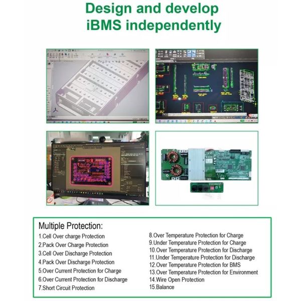 Home Solar System 48V 100Ah Lithium LiFePO4 Battery Pack 3.5U Rack Mount