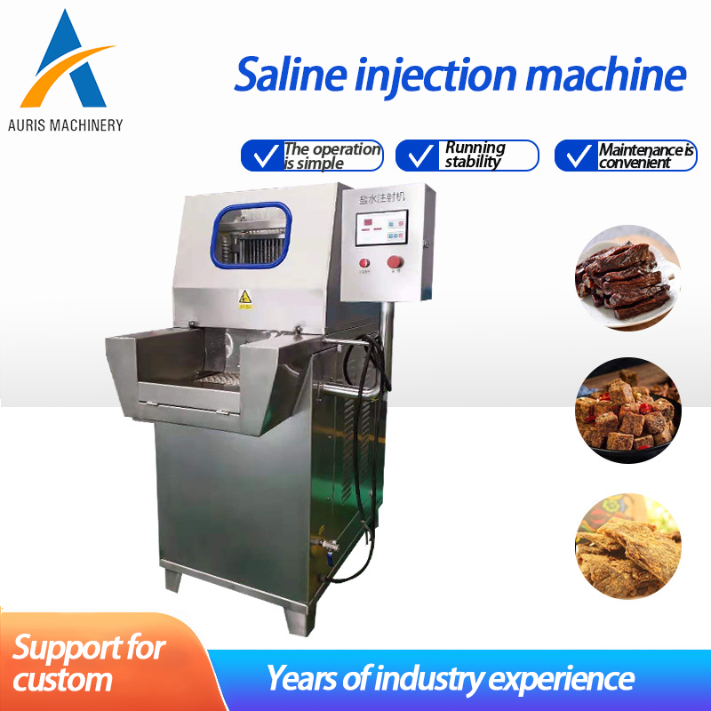 Saline Injection Meat Processing Machines Drying Frying Beef Jerky Cutting Machine