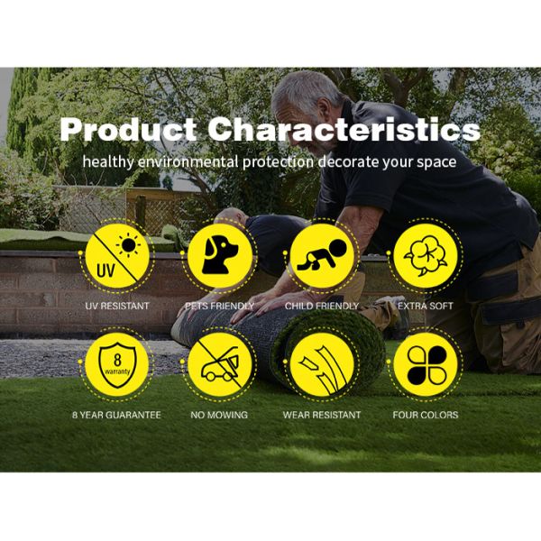 OEM ODM Commercial Artificial Grass Turf Roll SBR Latex Backing