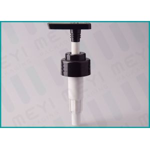 Smooth Black Lotion Pump Dispenser , Plastic Soap Dispenser Pump Replacement