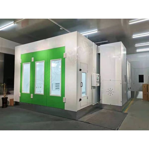 Diesel Turbo Fan Car Spray Booth 32 Pcs Infrared Lamps Easy To Operation