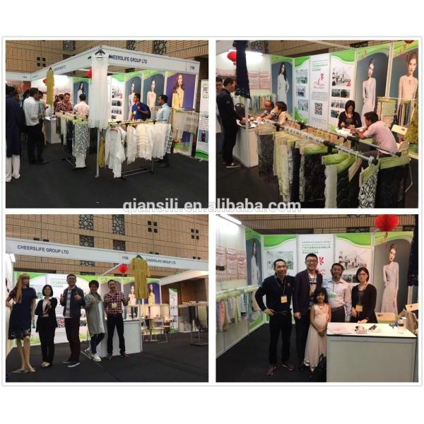 3D polyester nylon cording eyelash lace fabric