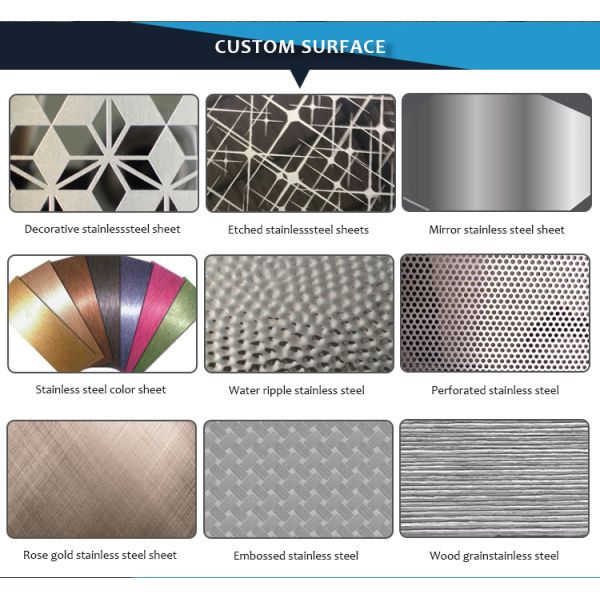 10mm Thickness Stainless Steel Metal Plates ATSM 304 Material SGS ISO Certification