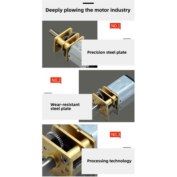 Faradyi Customized Good Quality N20 Right Angle 14mm 5v 6V Micro Small Dc Gear Motor 12V 180rpm