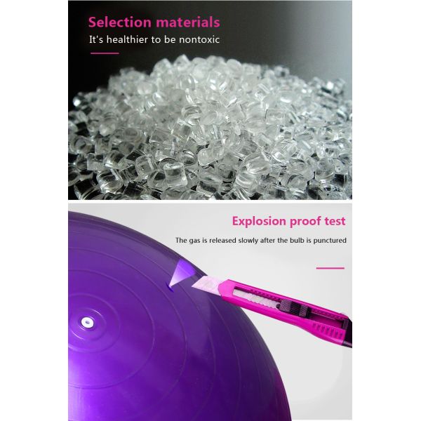 55cm Workout Yoga Ball Anti Burst Gym Ball