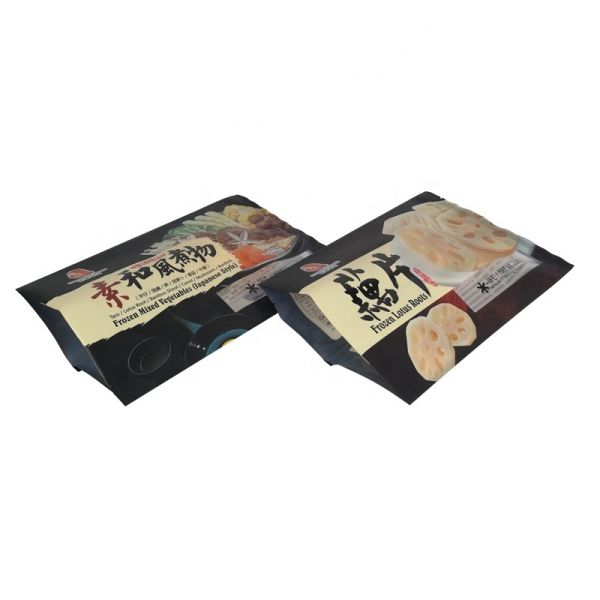 Hot Sale Resealable Window Sealed Vacuum Vegetable Nylon Mylar Food Bags