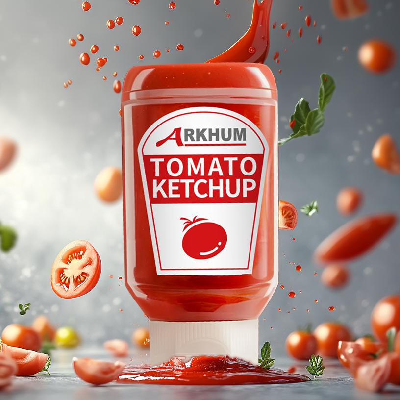 Red Italian Ketchup Pasta Sauce 50gx5 Tomato Sauce In Bottle