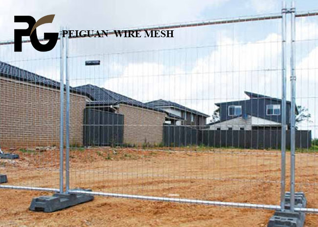 4mm Wire Removable Construction Site Fencing Eco Fridendly