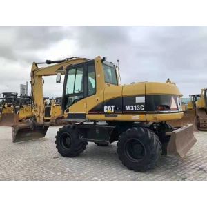 Second Hand 12T M312B Caterpillar Wheeled Excavator