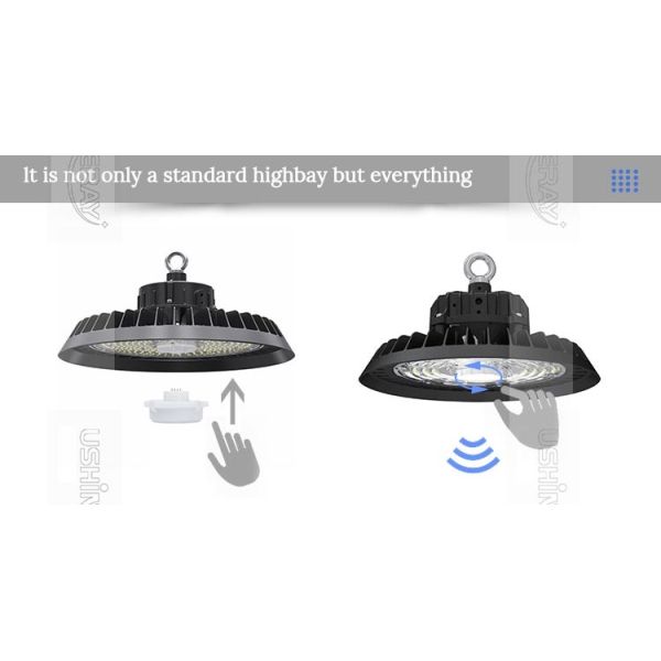 Microwave Sensor 100W Led High Bay Dimmable High Bay Lights For Public Lighting