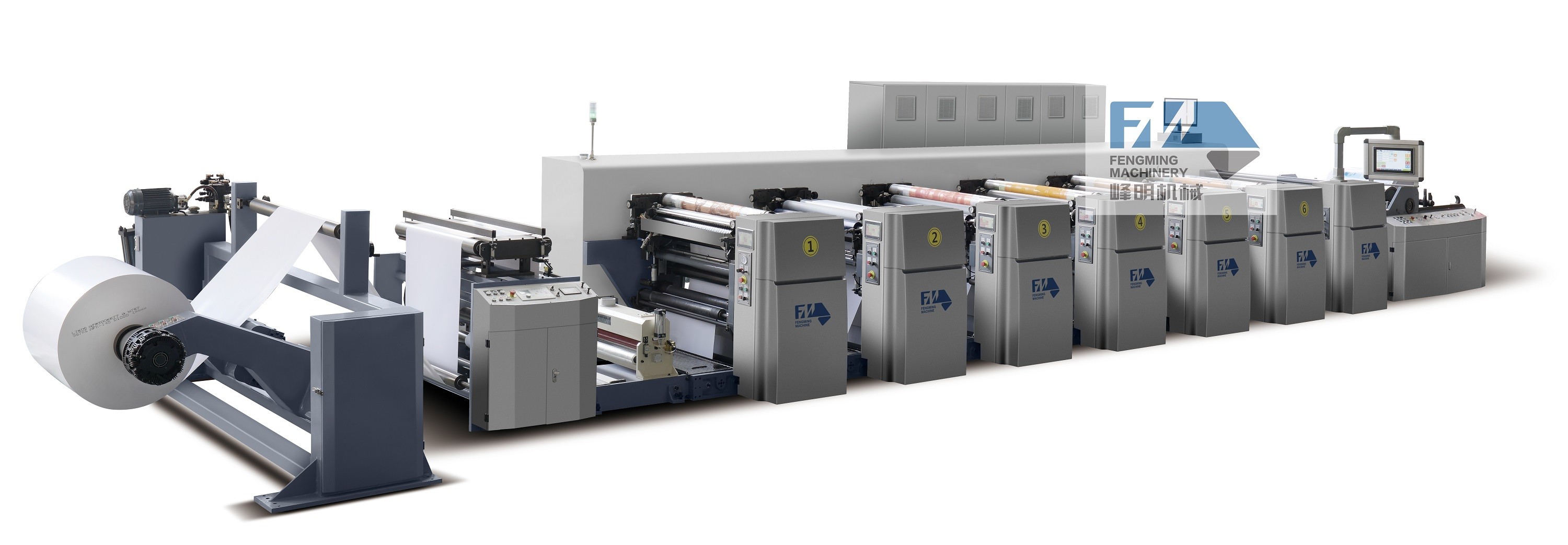 1524mm Diameter Corrugated Paper Printing Machine PLC Control Flexographic Printing Machine