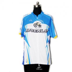 Quality Light Breathable Material Road Cycling Jersey UV Protect For Fitness Workout for sale