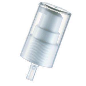 Quality 18/410 20/410 24/410 Cosmetic Lotion Pump 0.25ml Dosage PP Treatment Pump Top With Clear Cap for sale