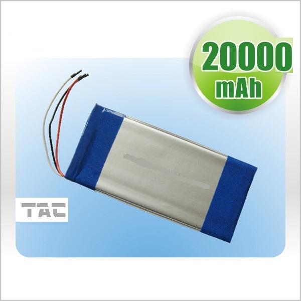 High Power Polymer Lithium Ion Batteries For RC / E-BIKE 3.7V 20Ah 2C-3C