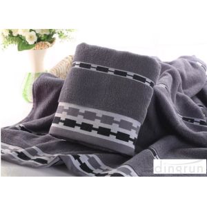 Quality Jacquard Style Microcotton Bath Towels Natural Anti Bacterial 400 Gsm for sale