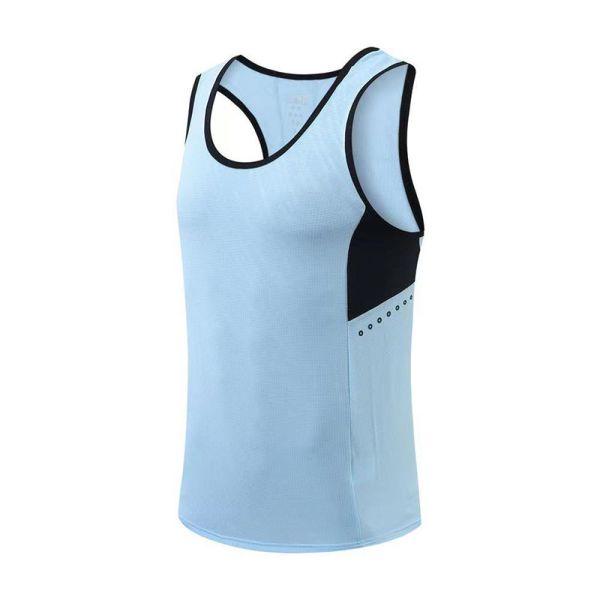 Men Vest Summer Fast Drying Sleeveless Running Shirt Fitness Training Sportswear