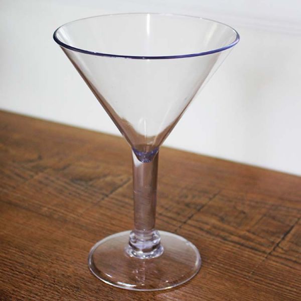 Modern Recyclable Plastic Martini Glasses Clear Plastic Cocktail Glasses OEM ODM
