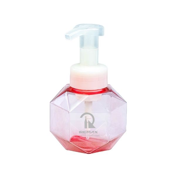 Buy High Quality 300ml Multiple Color Selection PET Polygon Foam Pump Bottle Daliy Care Packaging Bottle at wholesale prices
