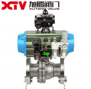 Quality High Mount Pad ANSI Flanged Ball Valve for Severe Service Applications Q41F-150LB for sale